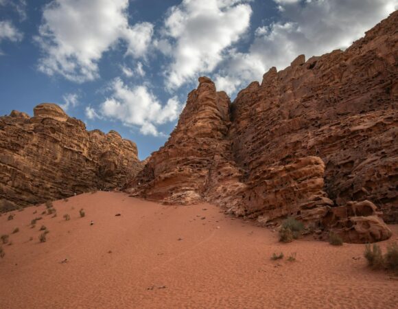 Sand dune in Wadi Rum Jordan