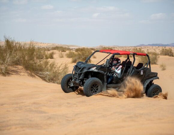 4 pax buggy in the Wadi Araba desert sand