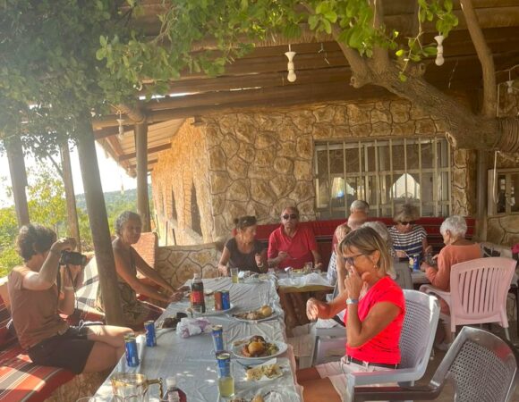 Ajloun; share lunch or dinner with a Christian Family