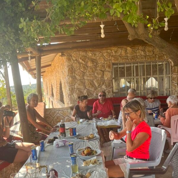 Ajloun; share lunch or dinner with a Christian Family