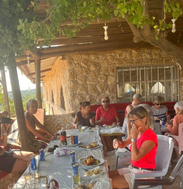 Ajloun; share lunch or dinner with a Christian Family