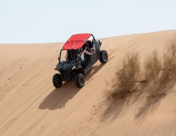 Wadi Araba sand dune with buggy